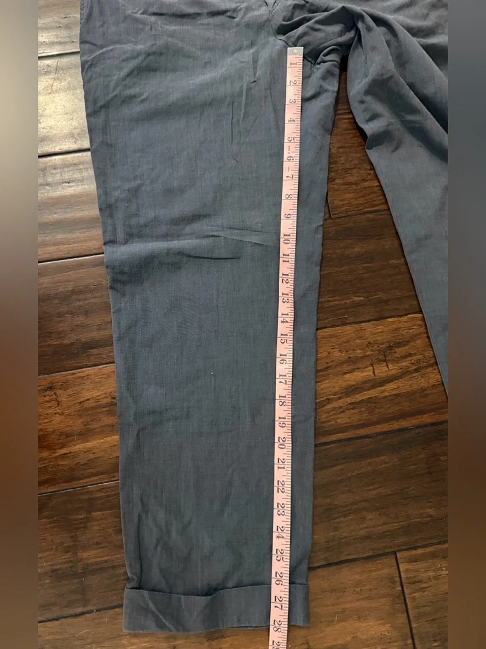 Ermenegildo Zegna Italian men’s dress pants grey 100% cotton
